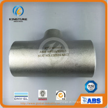 T de Euqal do encaixe de tubulação de aço inoxidável Wp304 / 304L com ISO9001: 2008 (KT0327)